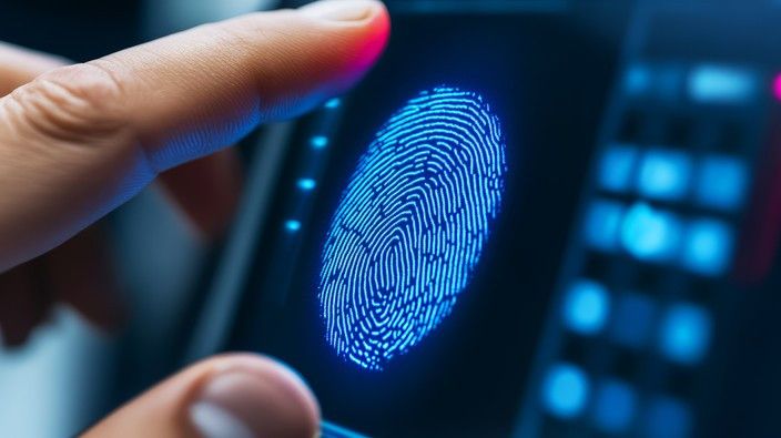 čtečka otisku prstů